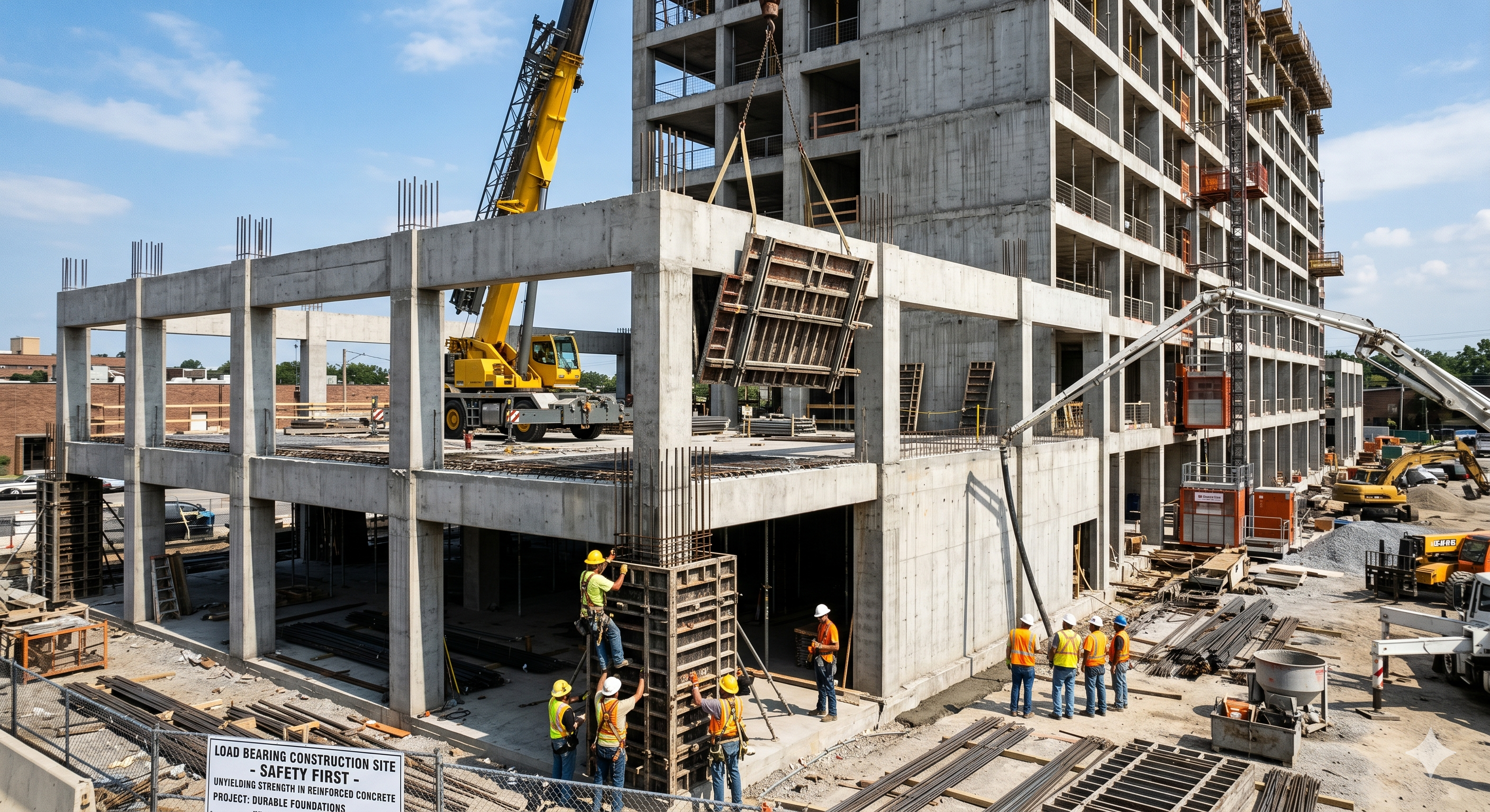 A house built with load bearing construction